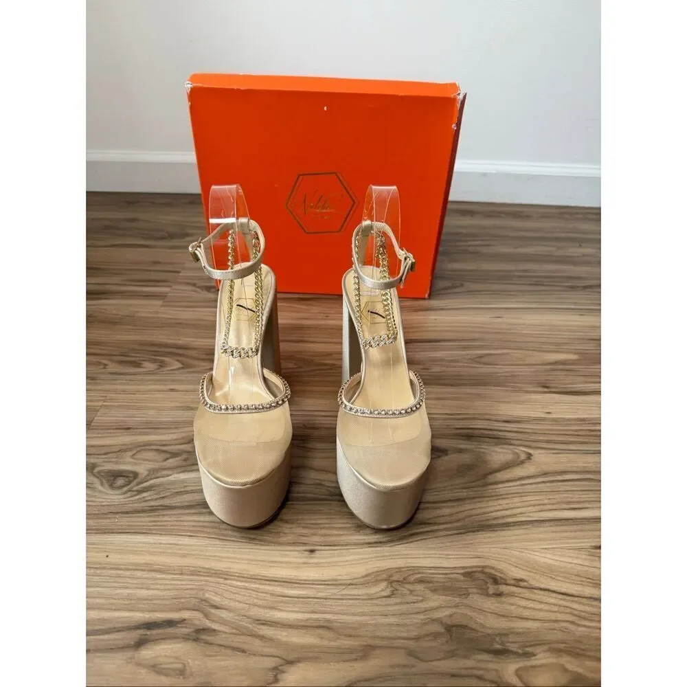 Nalebe HIGH-HEELS STELLAR in Beige EU 37.5 / US 7.5 $800